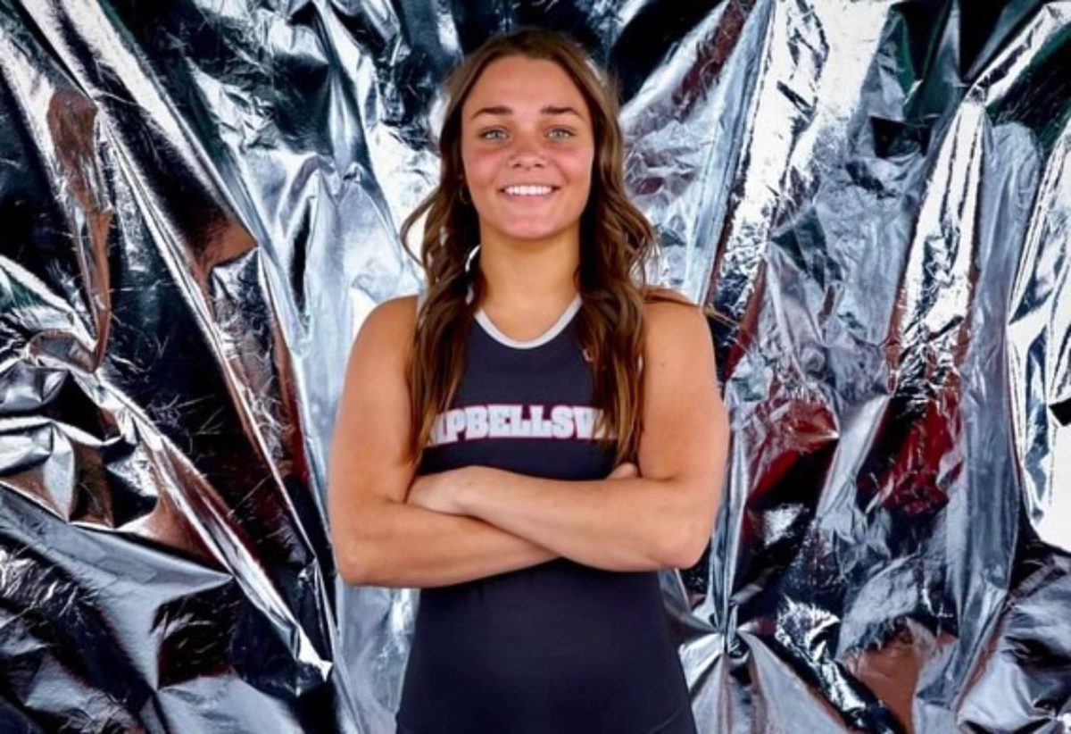Olivia Messerly is a freshman on Campbellsville University’s women’s wrestling team. (Photo courtesy of CU Sports Information)