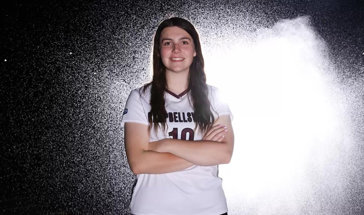 Molly Shannon is a right-side hitter for the Campbellsville University’s women's volleyball team and director of volleyball operations for the men's volleyball team. (Photo by CU Sports Information)