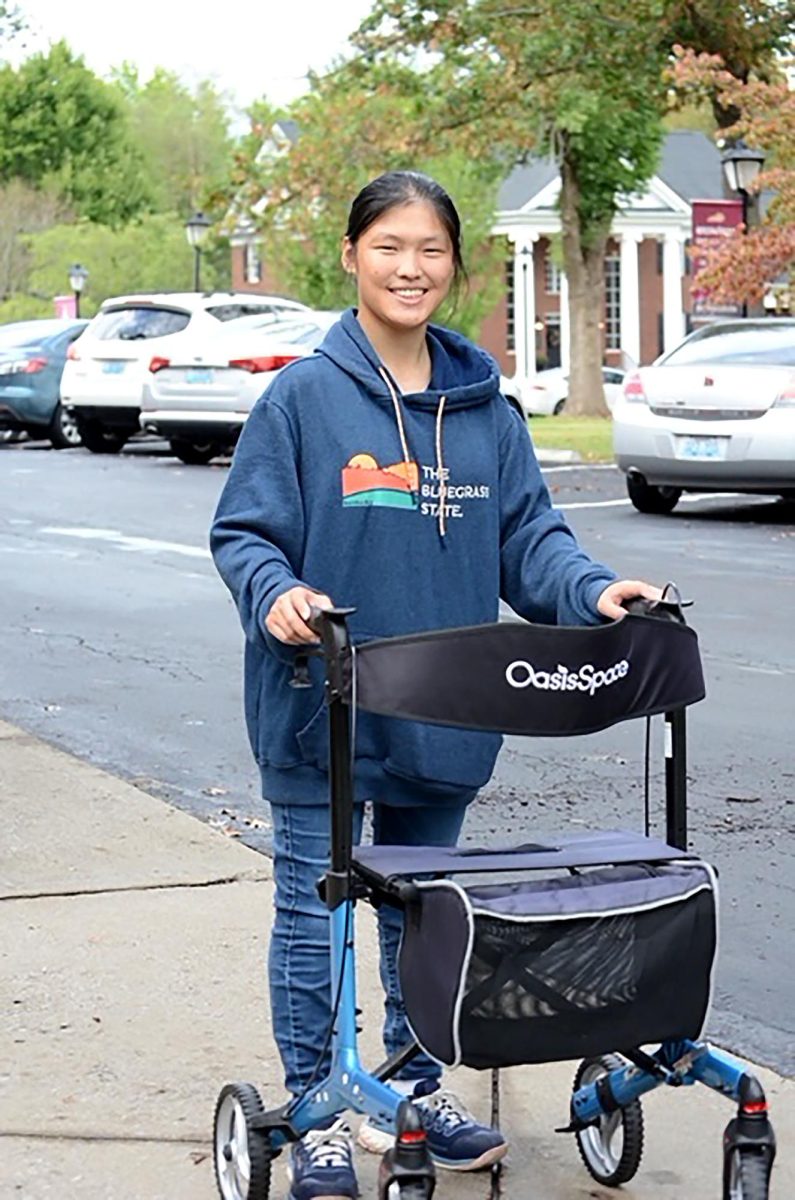 Campbellsville University junior Luoyan “Lilly” Maddox has cerebral palsy, which is a condition people are born with that makes it harder for them to get around. She said CU helps students who can’t get to their classes and need extra help when they are struggling. “Disability services are very good, and they will help you out when you need it,” she said.