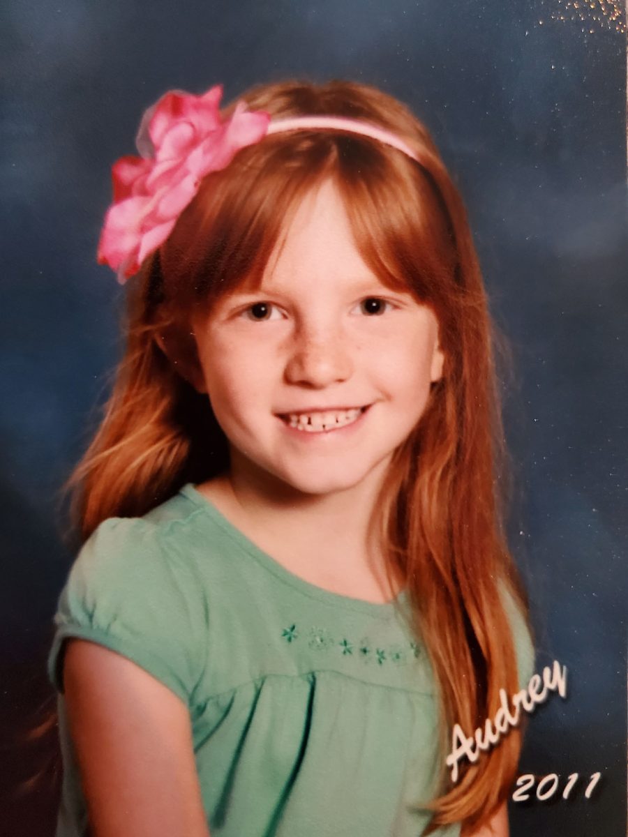 Audrey DeJaynes as a third-grade student. DeJaynes reflects on how her early years and faith influenced her life’s direction.