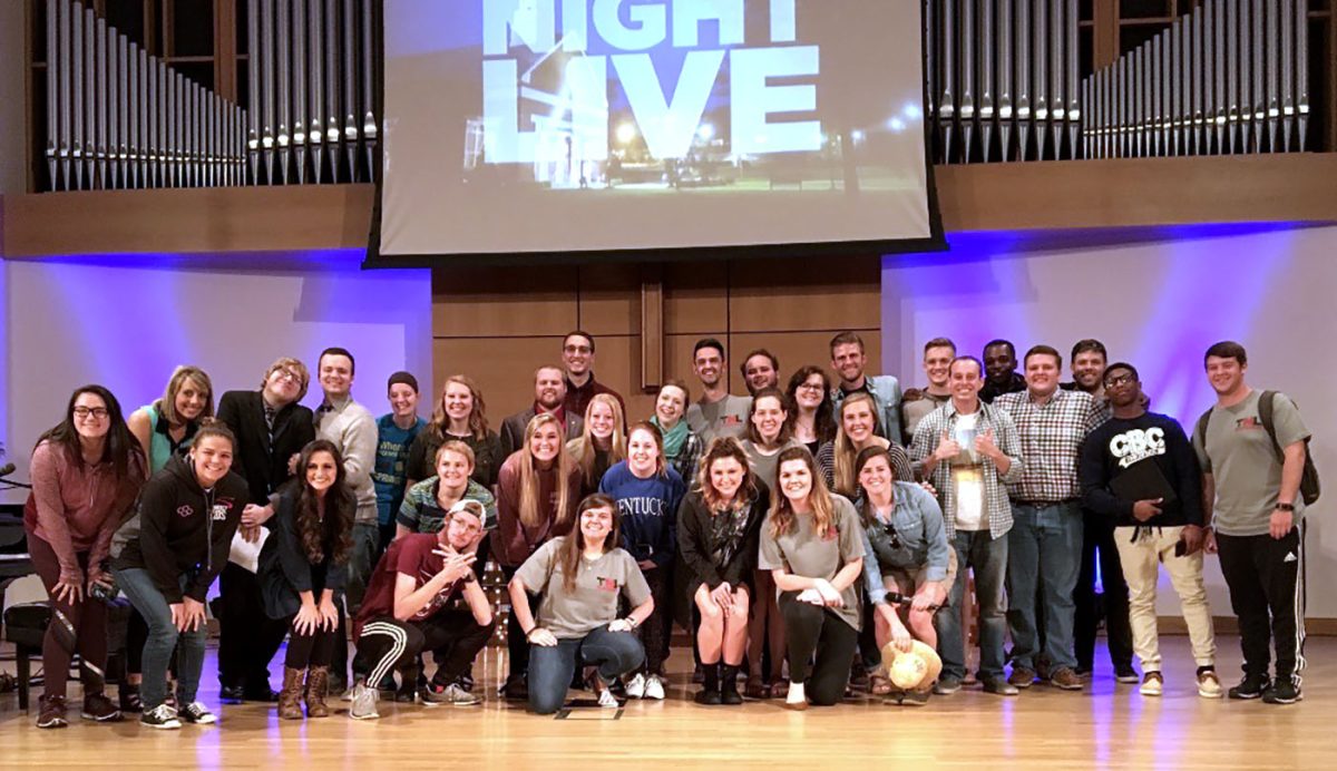 The first-ever cast of TNL poses for a photo following a performance in 2015. (Photo provided)